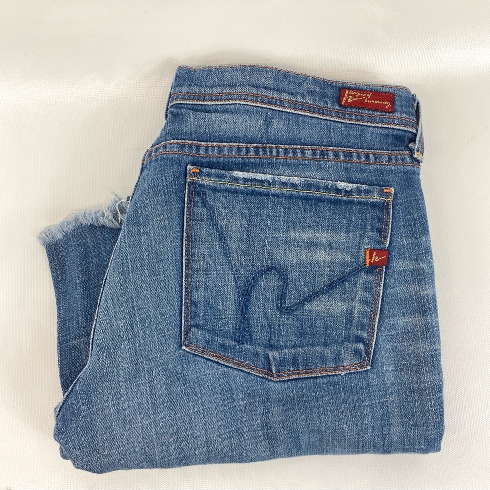 Citizens of Humanity jeans - Ingrid stretch low waist flare sz 31 - Picture 4 of 13